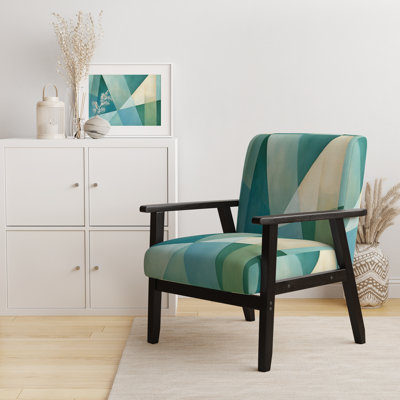 Fauteuil rembourré moderne Green Green