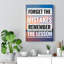 Forget The Mistakes - Wrapped Canvas Print