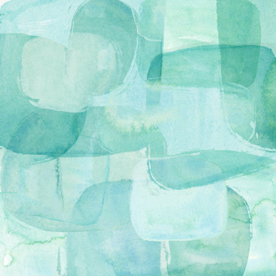 Sea Glass Reflection I by Annie Warren - Wrapped Canvas Painting