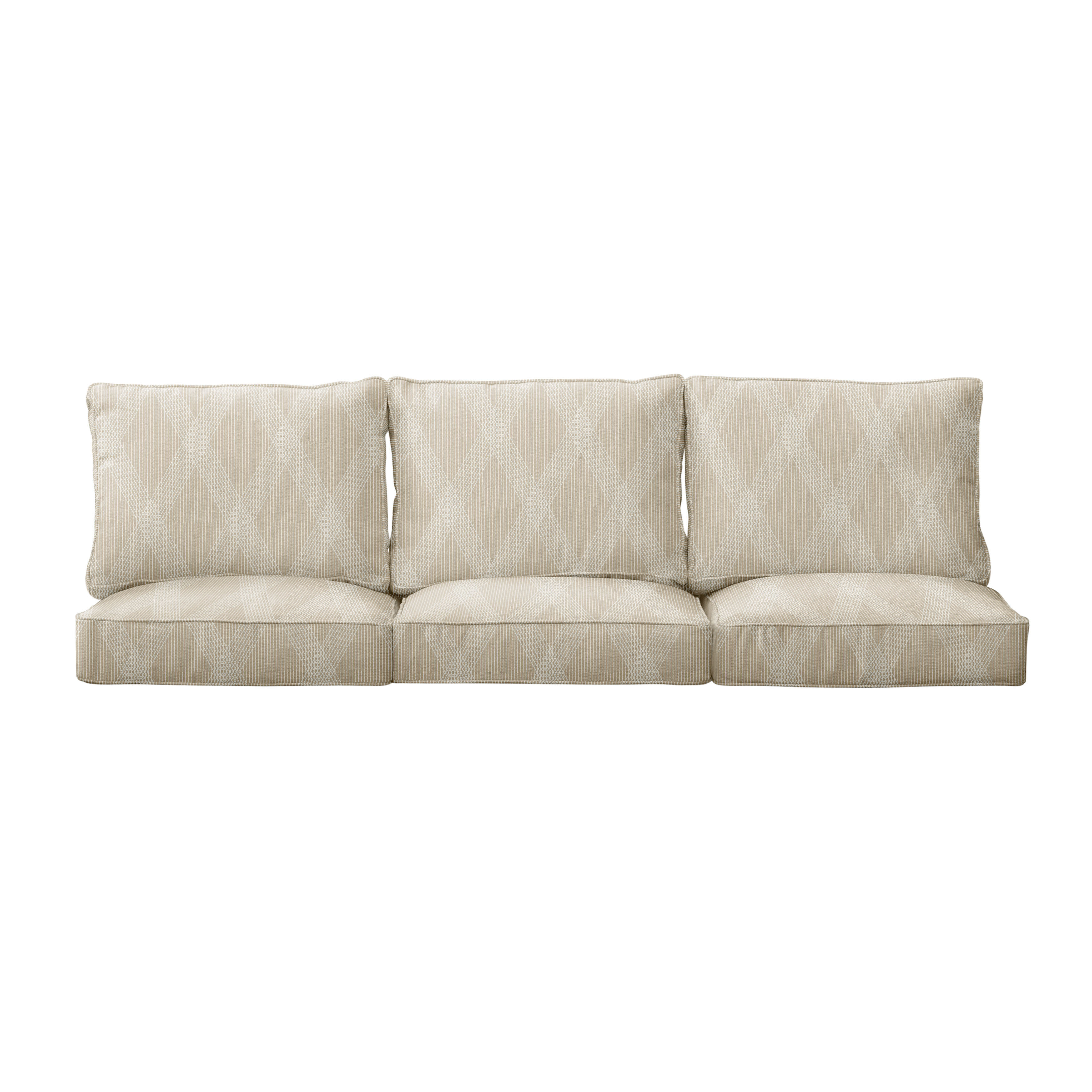 Fenna Indoor/Outdoor Seat/Back Cushion Sofa Set Birch Lane Size: 22.5 H x 67.5 W x 22.5 D