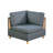6 Seat Sectional - Steel Gray Fabric With 2X Armless Chairs, Wedges And Ottomans 6Pc Couch For Home Wedges,