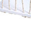 Balancelle de patio en bois, banc de balancelle suspendu avec coussin et coussins, cordes en chanvre de 10,8 pi pour le jardin, la cour, la pelouse, blanc-2048601567-2048601570