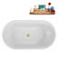 Baignoire autoportante 48 "avec drain interne Streamline-102285104