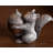 Woodland Creatures Pewter Squirrel with Wood Acorn Salt and Pepper Shaker