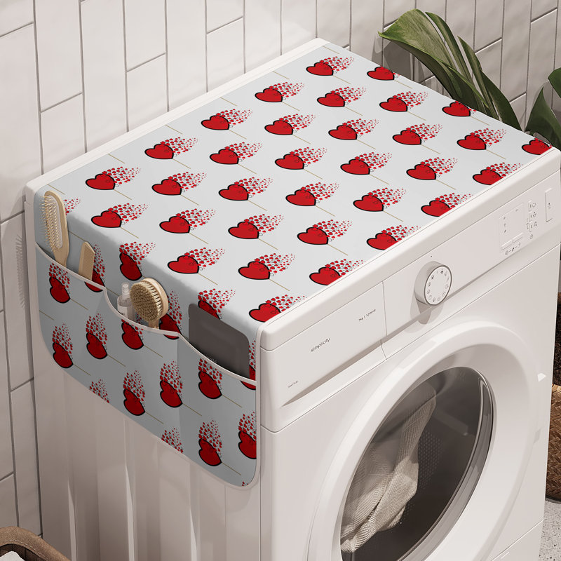 Machine à laver Ambesonne pour la Saint-Valentin, ensemble de 2 47 po x 18,5 po