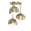 Brooklyn 3 - Light Double Shade Semi Flush Mount-66074550-66074555