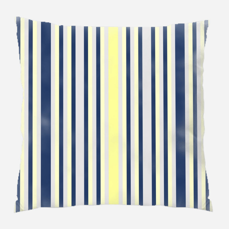 Coussin décoratif rayures