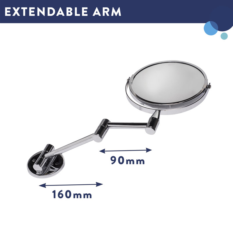 Britannia Metal Flat Wall Mirror