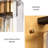 Nayomee Dimmable Vanity Light with Seeded Glass-883385073