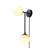 Dana 2-Light Plug-in Armed Wall Sconce - Dimmable-1371678556