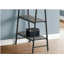 Bureau d'ordinateur, bureau personnel, ordinateur portable, tablettes de rangement, l 48 po, travail, stratifié gris, métal noir, contemporain, moderne-1769543325