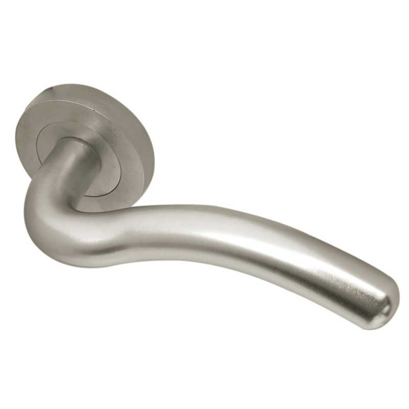 Flow Passage Door Handle, Satin Chrome