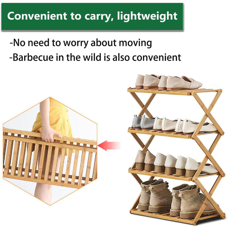 8 Pair Shoe Rack