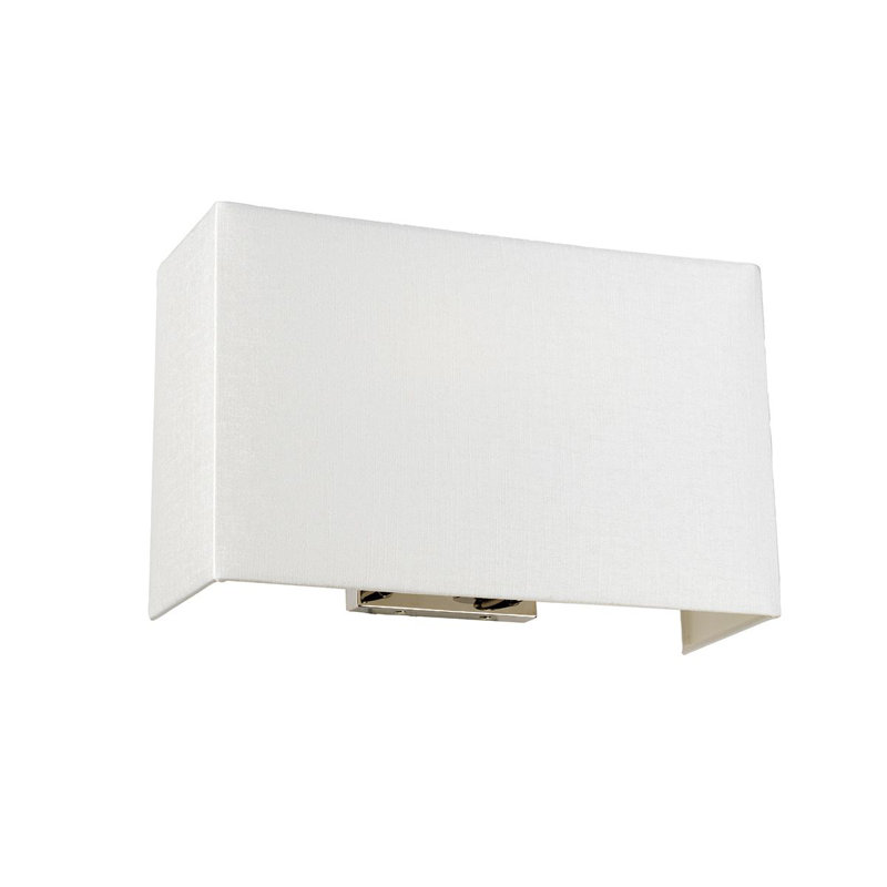 Zanders Steel Flush Mounted Sconce, Polished Chrome 