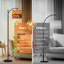 Lampe sur pied à arc avec abat-jour ajustable Rustic Country Wild Duck Animal Ducks River Grasslands