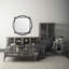 Farringdon Circle Solid Wood Mirror