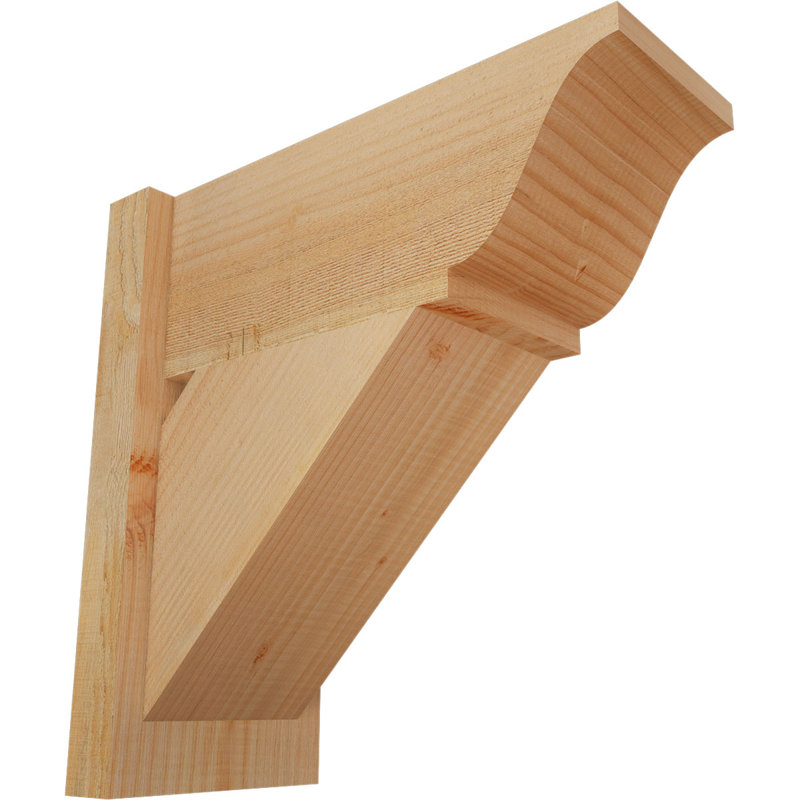 Persienne traditionnelle en bois rustique, P 18 po x H 18 po, Sapin Douglas de 8 po (sciage brut)