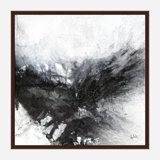 Black & Gray III - Artist Enhanced Canvas Print