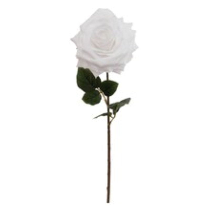 20" Open Rose Stem – Set of 4 Realistic Faux Flowers