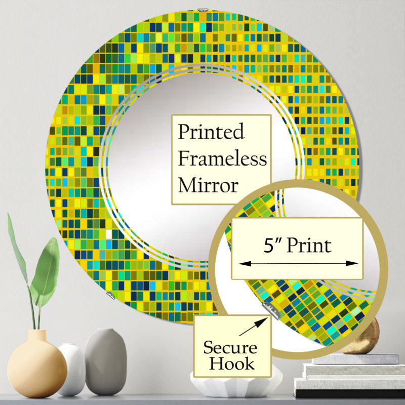 Miroir de salle de bain sans cadre, 24 po x 24 po