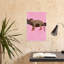 «Chic Leopard In Heels Modern Playful Abstract Cat Animal Tree», reproduction d'art murale-129898696