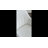 Adjustable White PU Leather Office Chair with Wheels, Ergonomic Swivel Vanity Chair with Gold Metal Base-1006254225