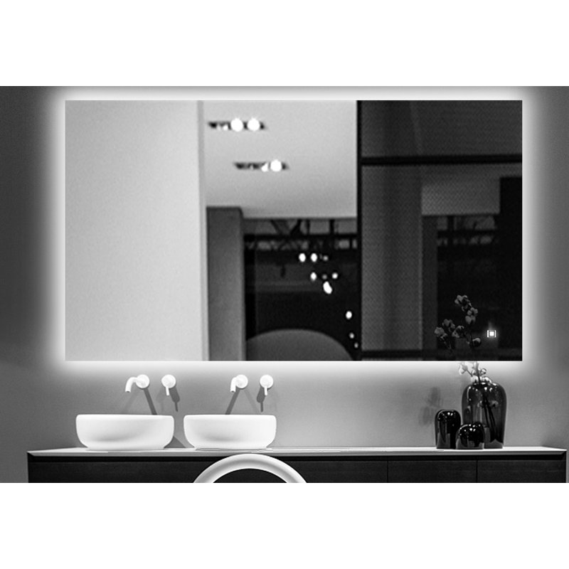 Miroir de salle de bain Kaimee, H 30 po x l 48 po