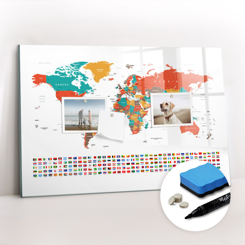 Magnetic Glass Dry Erase Board