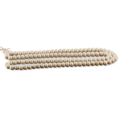 Lily's Living 22" Long White Bone Decorative Beads