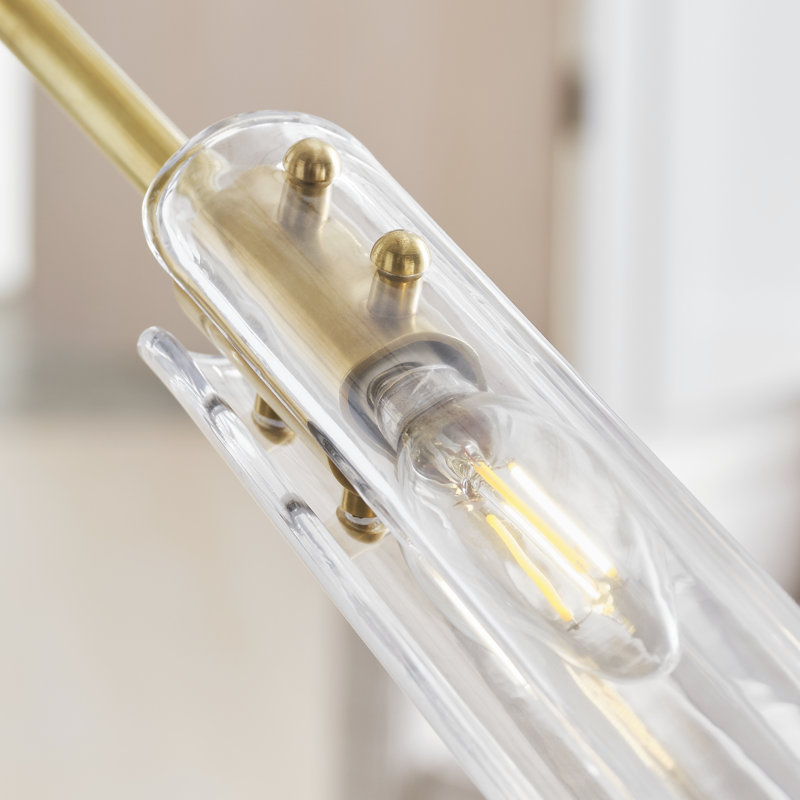 Aerin Casoria XL Radial Chandelier, Antique Brass