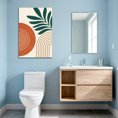 Abstract Abstract Leaf Circle Lines Pattern Art Print