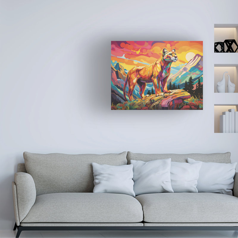 Art sur toile par Michael David Ward, H 14 po x l 19 po