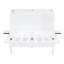 Grand lit avec tablettes amovibles et élément - rangement de ton blanc pour une utilisation à long terme-210795478-210795472