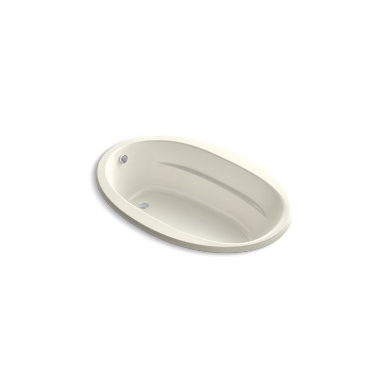 Kohler Sunward 66" x 42" Drop-In Bath Biscuit, Biscuit