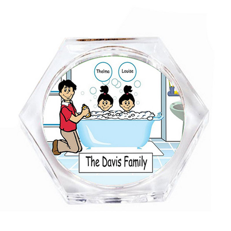 Ensemble de 4 sous-verres personnalisables, Oui
