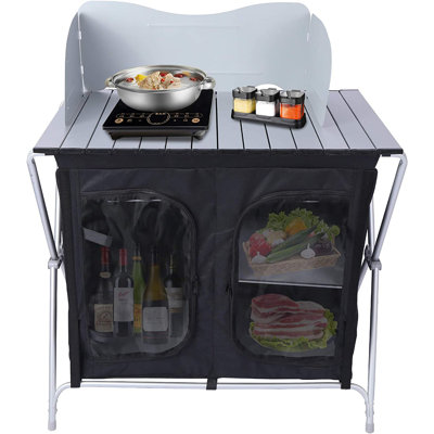 Table de camping pliante Miyisha