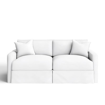 Hartig 84'' Slipcovered Sofa