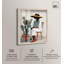 «Cactus Keeper I Shadowbox Print», art côtier moderne par Art Remedy, cadre blond, 30 x 36-1324129549-1324129550