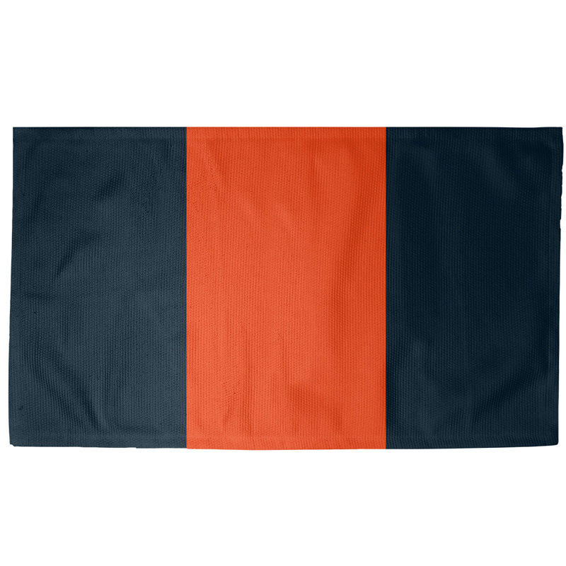 Tapis de football bleu retour chicago, Rectangle 2 pi x 3 pi, Non