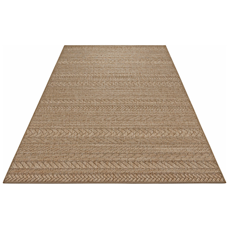 Forest Granado Flatweave Brown Rug, Rectangular 120 x 170cm