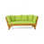 Coussin vert clair / structure en teck est en rupture de stock