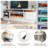 Kazimieras TV Stand with Electric Fireplace, 2-Tier Modern Media Console-51643527