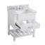 Pelaghia 30'' Single Bathroom Vanity with Marble Top-57367882