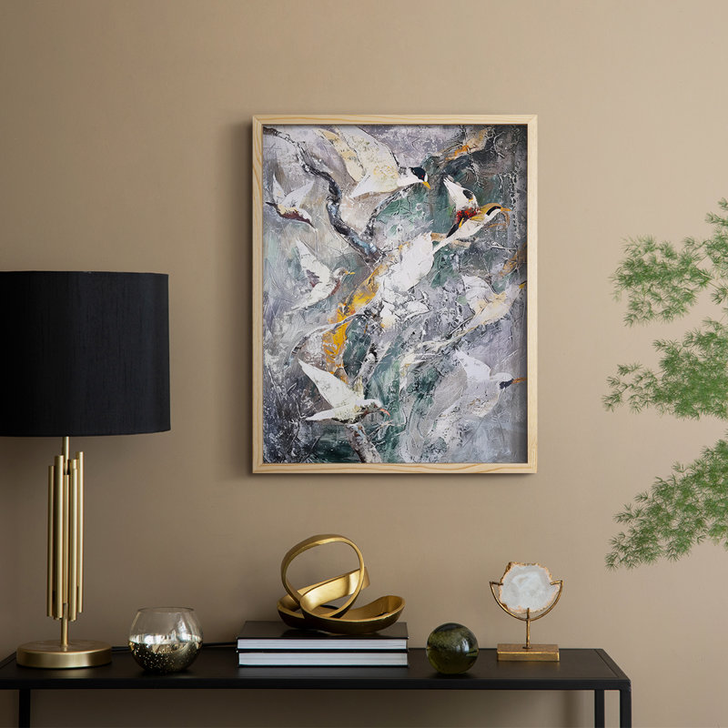 ANIMALS Series XXXIII, reproduction encadrée - bois massif, H 21 po x l 17 po
