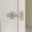 White 2-Drawer Bookcase With Glass Doors-869916057