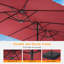 Parasol de marché rectangulaire avec base Yoko 15 pi x 9 pi-912264428