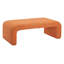 Banc Nendo abstrait orange