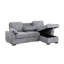 Canapé-lit modulaire réversible en tissu chenille l 91 po Marcello-1920675523