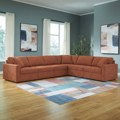 Canapé modulaire rembourré 6 pièces Branton
