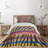 Rustic Polyester Striped Coverlet-41515381